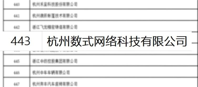 数式科技oinone荣获专精特新企业