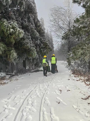 信阳移动公司迅速行动做好低温雨雪天气通信服务保障
