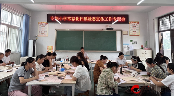 ​西平县专探小学召开扫黑除恶宣传工作专题会议_观察