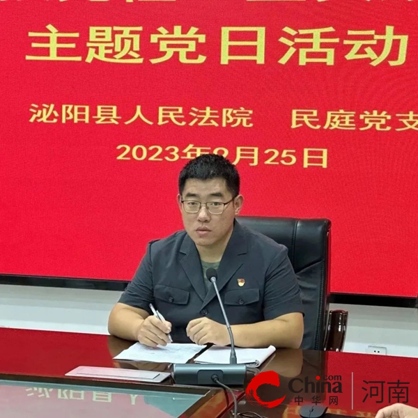 【机关党建】泌阳法院各党支部开展“学思想 强党性 重实践 建新功”主题党日活动