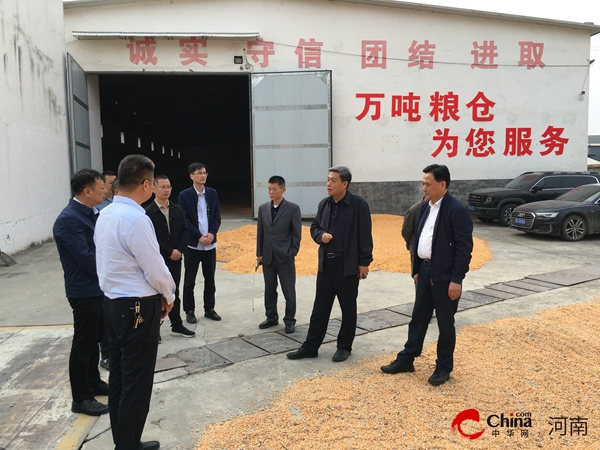 ​河南省粮食和物资储备局副局长徐富勇到西平县调研秋粮收购情况