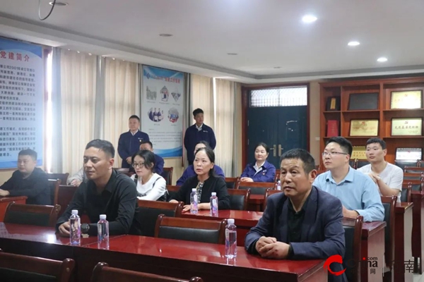 ​全市“两新”组织党建交流观摩团莅临鼎力公司观摩“两新”组织党建工作