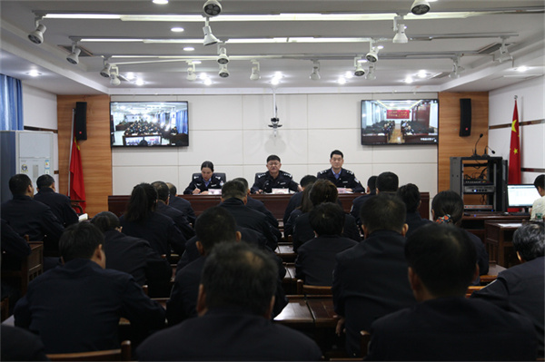 商丘市公安局交警支队召开全市机动车驾驶人防范考试作弊工作视频会