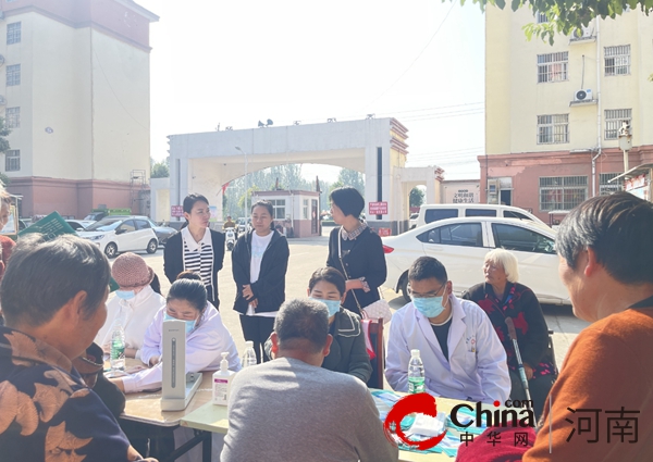 驻马店经济开发区开源办事处开展社区义诊活动