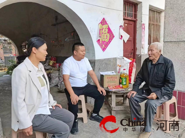 驻马店市驿城区朱古洞乡：老干部慰问话真情，重阳节里情更浓