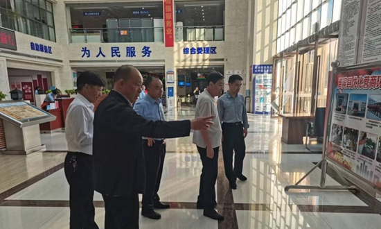 河南省市场监管局第五调研组到信阳调研指导行风建设和基层所规范化建设工作