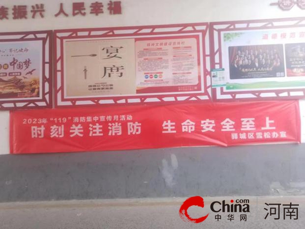 驻马店市驿城区雪松街道：预防为主 生命至上 消防宣传不停歇