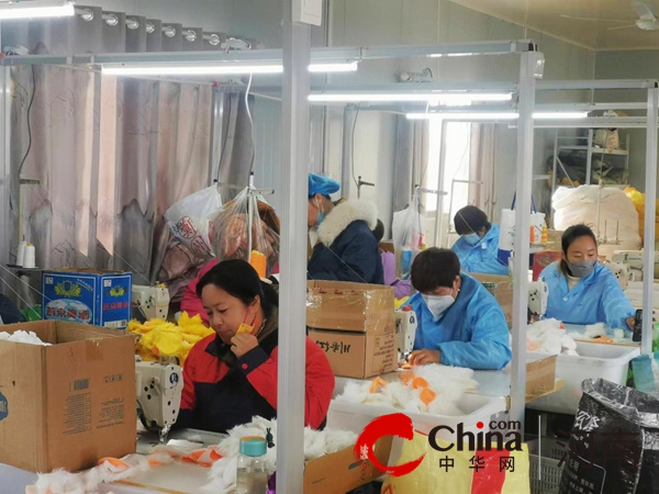 驻马店市驿城区老河乡：毛绒玩具促振兴 产业发展再提速