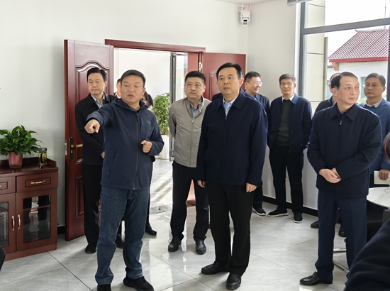 河南交投集团党委书记、董事长付磊一行到固始县郭陆滩镇桥口村开展调研慰问活动