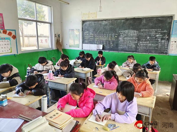 ​西平县重渠汪庄小学举行口算比赛