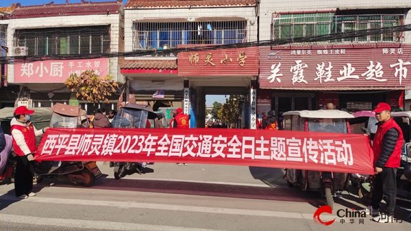 ​西平县师灵镇开展“文明交通 你我同行”全国交通安全日主题活动
