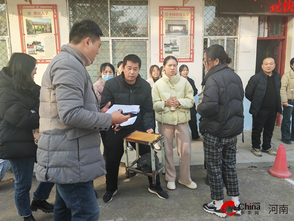 ​西平县蔡寨初级中学隆重举行冬季长跑运动会