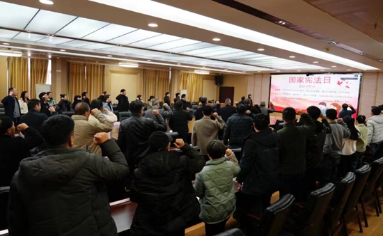 ​宪法宣传周 信阳市水利局在行动_环球实时