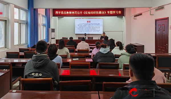 ​西平县应急管理局召开《反有组织犯罪法》专题学习会