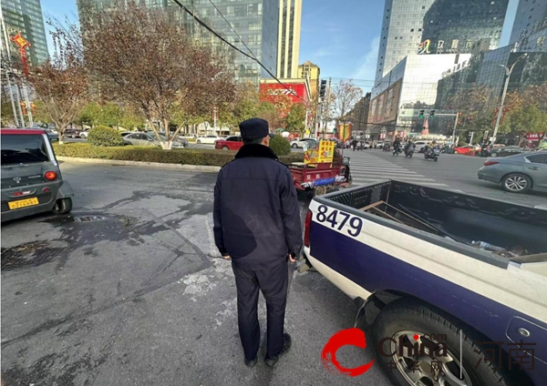 环球快播：驻马店开发区城市管理局：冬季执法“不降温” 城管执法“三坚持”