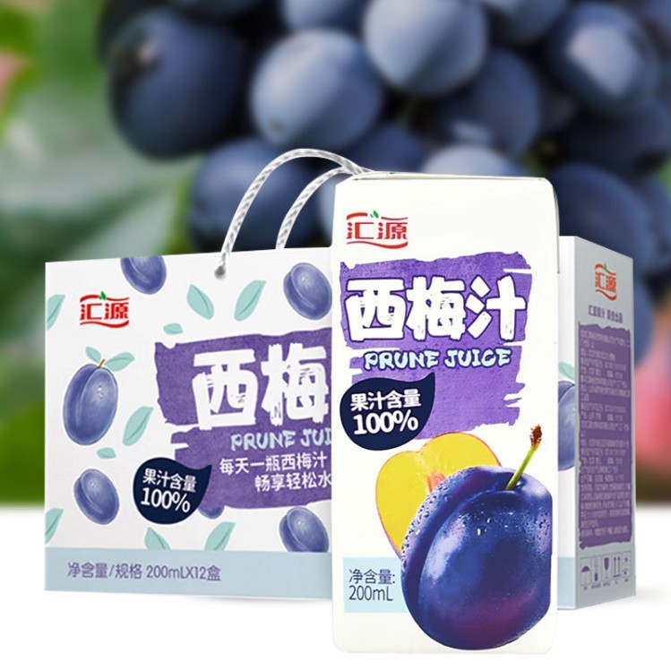 汇源果汁100%西梅汁 来自新疆的礼物