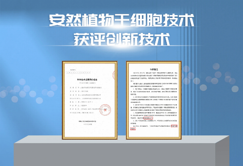 安然植物干细胞技术再获殊荣！“国内领先”与“创新技术”双项认定
