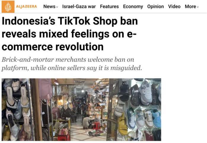 焦点播报:印尼前贸易部官员：封禁tiktok电商是一个错误